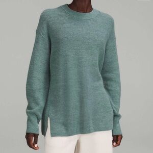 Lululemon Women's Green wool Sweater in tidewater